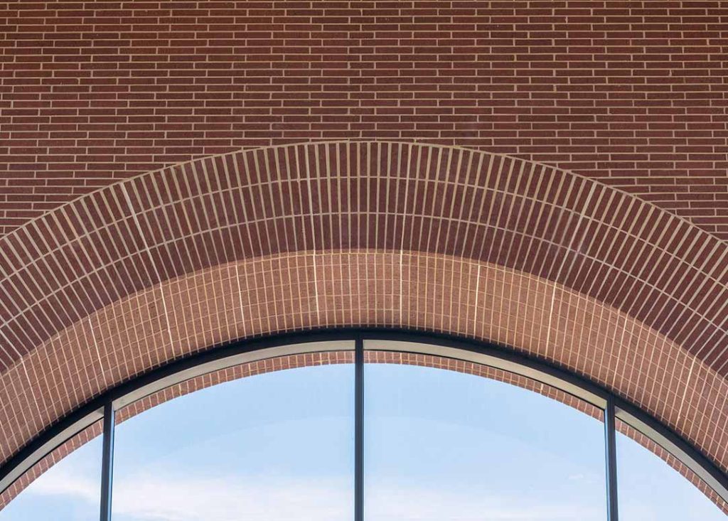 clay brick arch