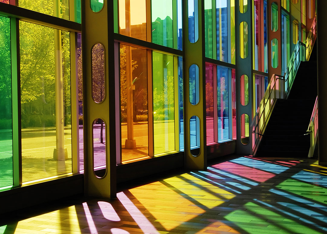 colored glass