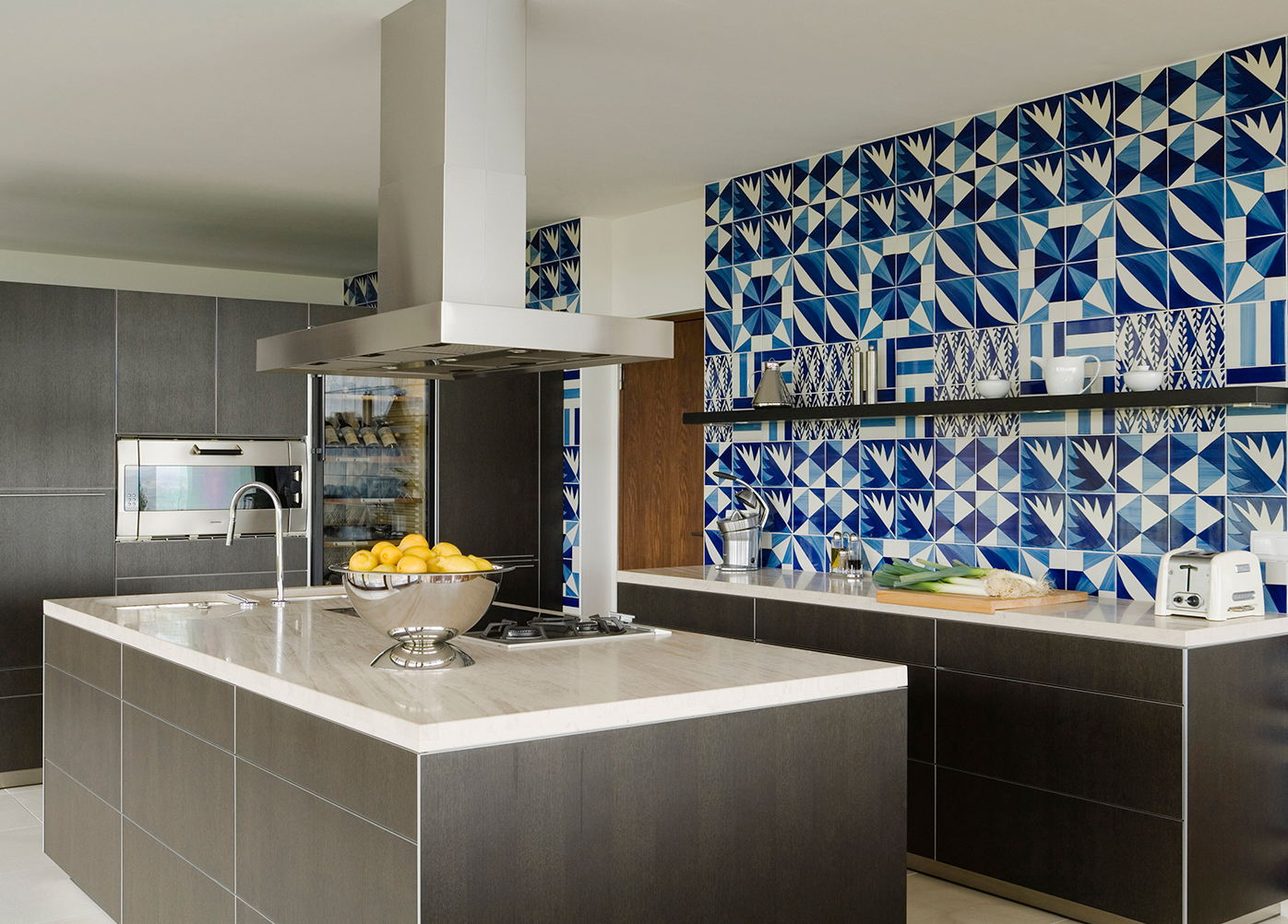 Kitchen and backsplash